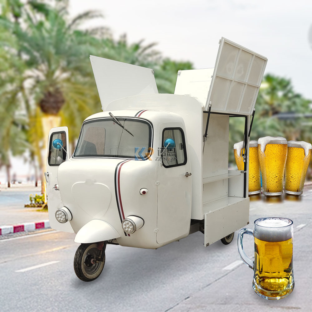 Food Truck With Snacks - 3-колесный мобильный грузовик Lambro Street для