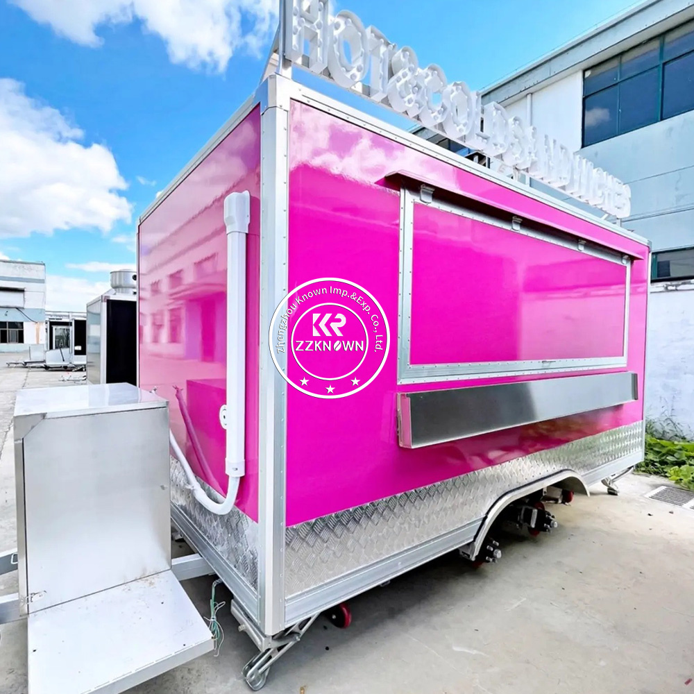 Food Truck With Snacks - Тележка для хот-догов 2025, кофейный фургон,