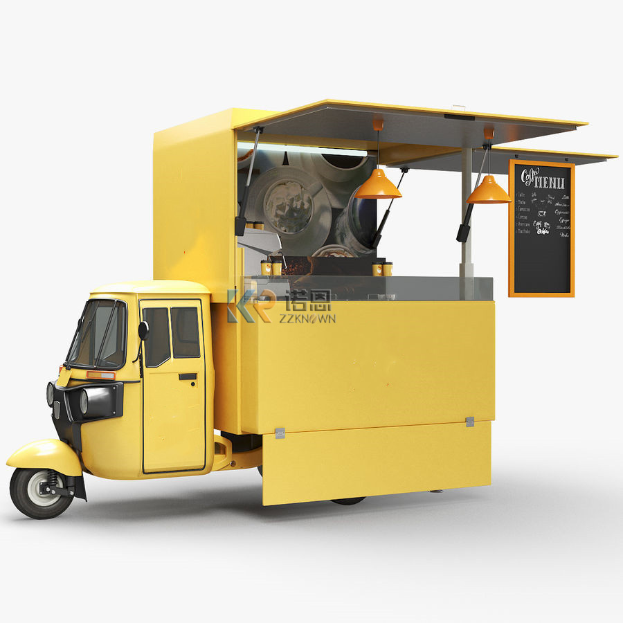Food Truck With Snacks - Новый дизайн, уличный электрический трехколесный велосипед,